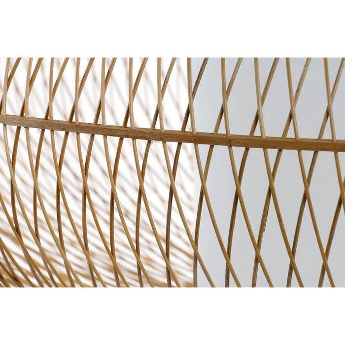Ceiling Light DKD Home Decor White Natural Bamboo 40 W 83 x 83 x 40 cm - Декорация и Осветление<<<Дом