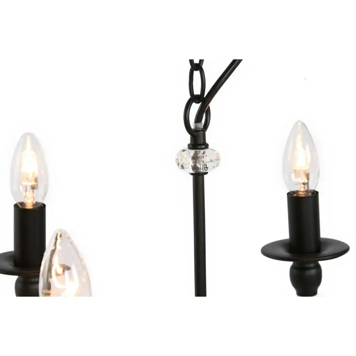 Ceiling Light Home ESPRIT Black Metal 25 W 54 x 54 x 46 cm - Декорация и Осветление<<<Дом