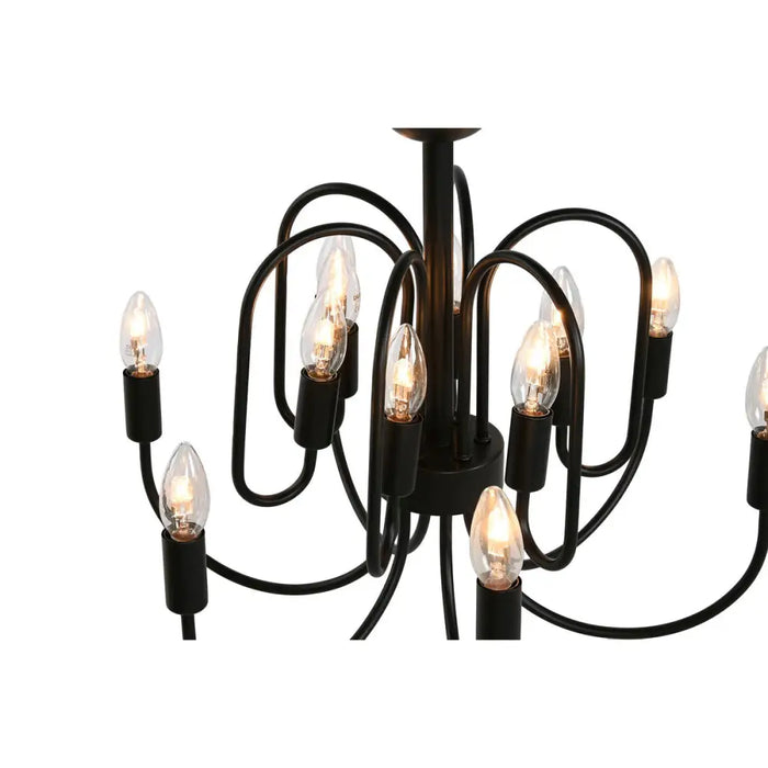 Ceiling Light Home ESPRIT Black Metal 54 x 54 x 46 cm - Декорация и Осветление<<<Дом