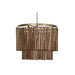 Ceiling Light Home ESPRIT Brown Golden Wood Metal Mango wood 50 W 60 x 60 x 48 cm - Декорация и Осветление<<<Дом