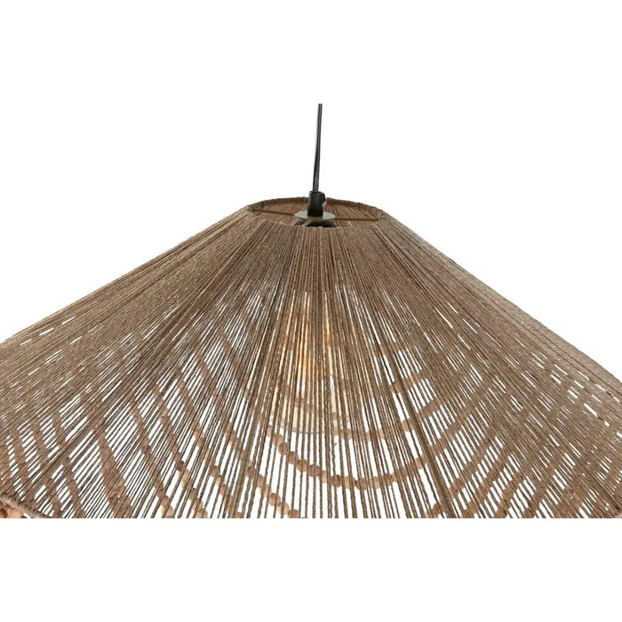 Ceiling Light Home ESPRIT Light brown Jute Wood 67 x 67 x 100 cm - Декорация и Осветление<<<Дом