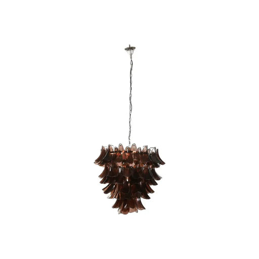 Ceiling Light Home ESPRIT Brown Silver Crystal Steel 25 W 80 x 80 x 80 cm - Декорация и Осветление<<<Дом