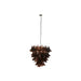 Ceiling Light Home ESPRIT Brown Silver Crystal Steel 25 W 80 x 80 x 80 cm - Декорация и Осветление<<<Дом
