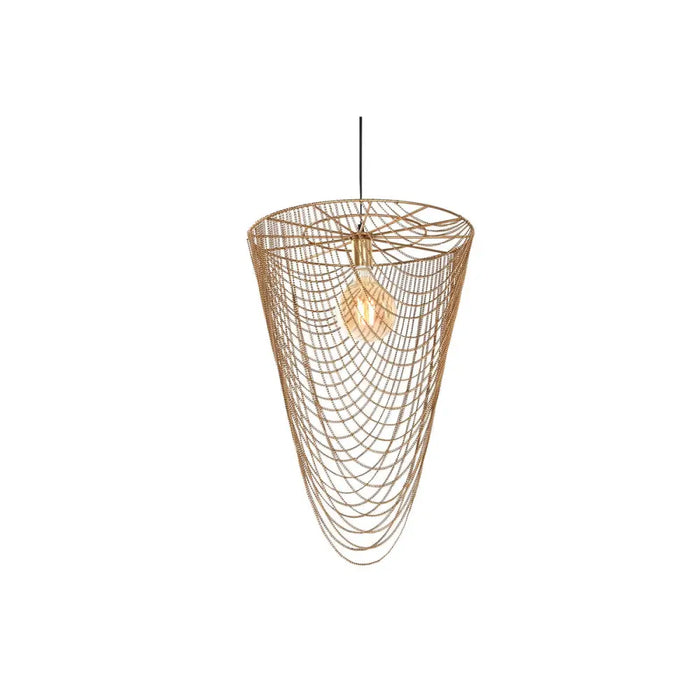 Ceiling Light Home ESPRIT Golden Iron 46 x 46 x 69 cm - Лампи<<<Декорация и Осветление<<<Дом Градина<<<BigBuy