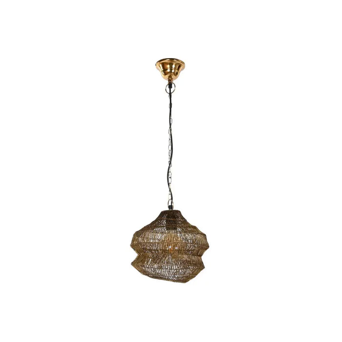 Ceiling Light Home ESPRIT Golden Metal Iron 50 W 26 x 26 x 24 cm - Декорация и Осветление<<<Дом