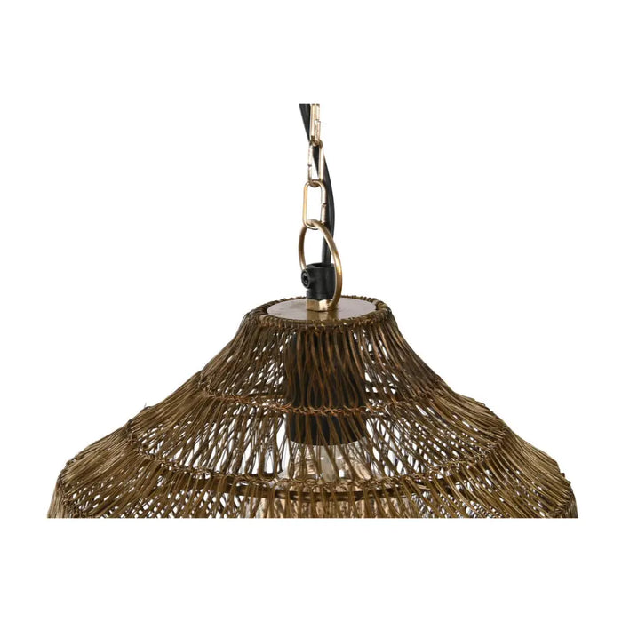 Ceiling Light Home ESPRIT Golden Metal Iron 50 W 26 x 26 x 24 cm - Декорация и Осветление<<<Дом