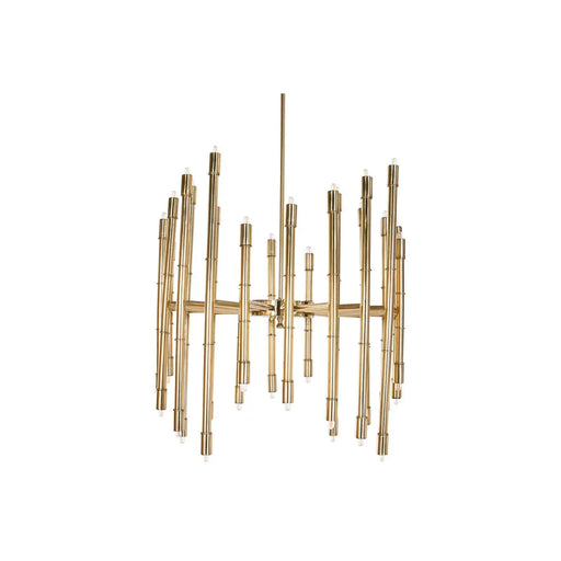 Ceiling Light Home ESPRIT Golden Metal Steel 74 x 74 x 138 cm - Декорация и Осветление<<<Дом