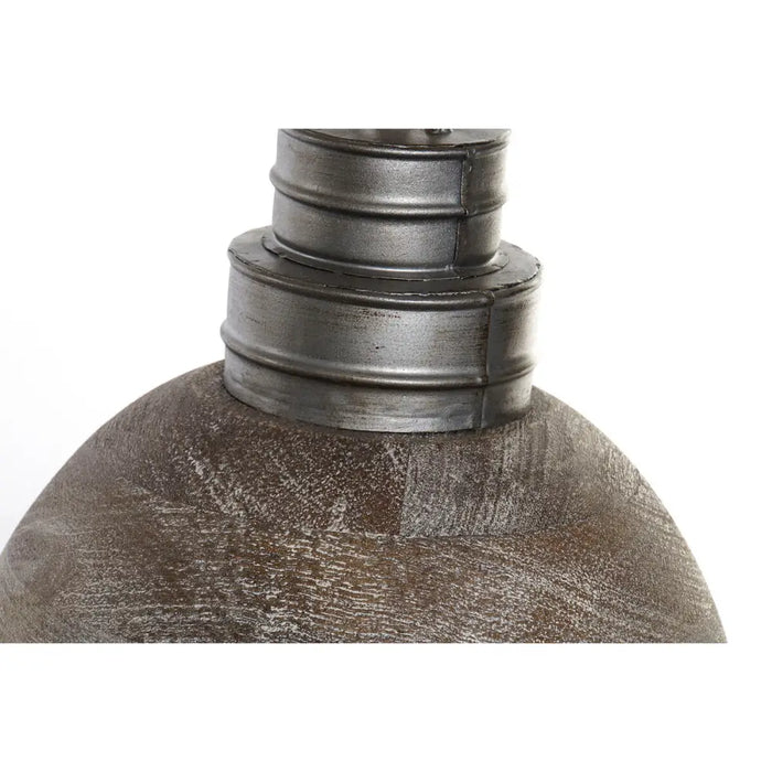 Ceiling Light Home ESPRIT Metal Mango wood 25 W 29 x 29 x 28 cm - Декорация и Осветление<<<Дом