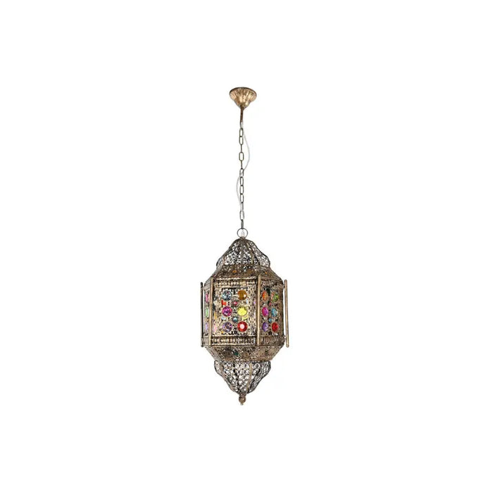 Ceiling Light Home ESPRIT Multicolour Golden Metal 50 W 29 x 26 x 105 cm - Декорация и Осветление<<<Дом