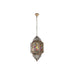 Ceiling Light Home ESPRIT Multicolour Golden Metal 50 W 29 x 26 x 105 cm - Декорация и Осветление<<<Дом
