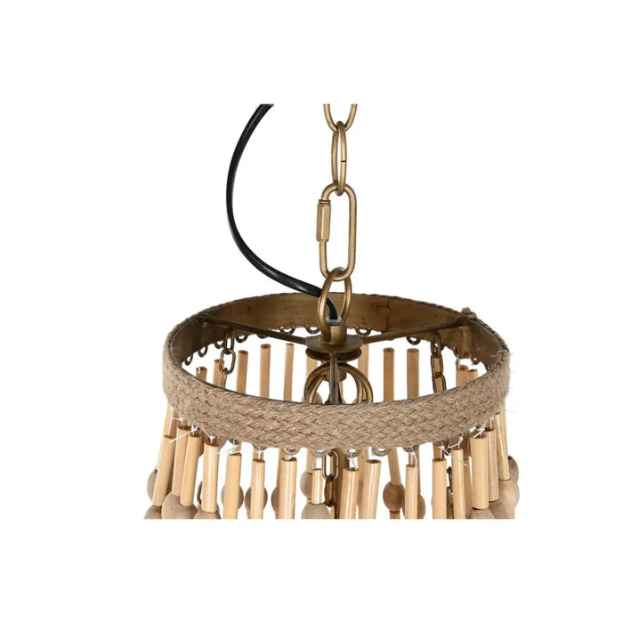 Ceiling Light Home ESPRIT Natural Jute Metal 50 W 50,5 x 50,5 x 148 cm - Декорация и Осветление<<<Дом