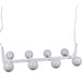 Ceiling Light Home ESPRIT White Metal Crystal 110 x 45 x 23 cm - Декорация и Осветление<<<Дом