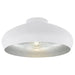 CEILING MOGANO 1XE27 SILVER/WHITE EGLO - Плафони<<<Вътрешно осветление<<<Мебели и