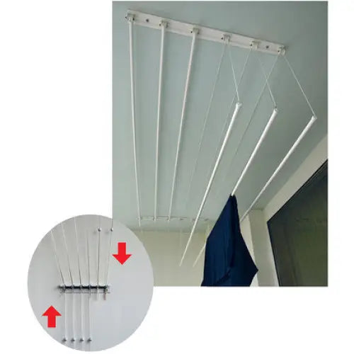 CEILING SPACE CLOTHES DRYER 1.8M 6 POSITIONS MAK - Простори и сушилници<<<Домашни потреби<<<Кухня<<<Praktiker