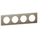 CELIANE LEGRAND QUAD FRAME - SANDSTONE - Ключове контакти димери и розетки<<<Електроматериали<<<AmperelB2B