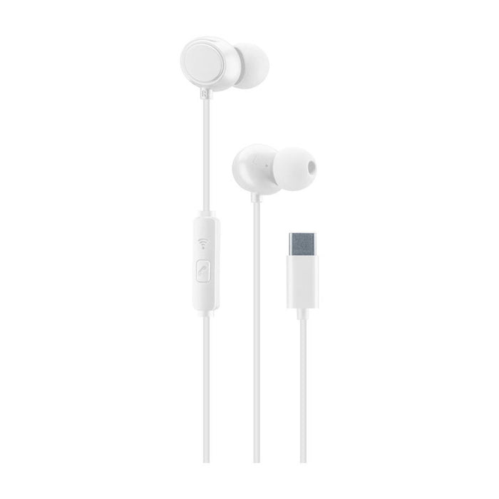 Stereo headphones CELLULAR LINE CLOUD USB-C WHITE