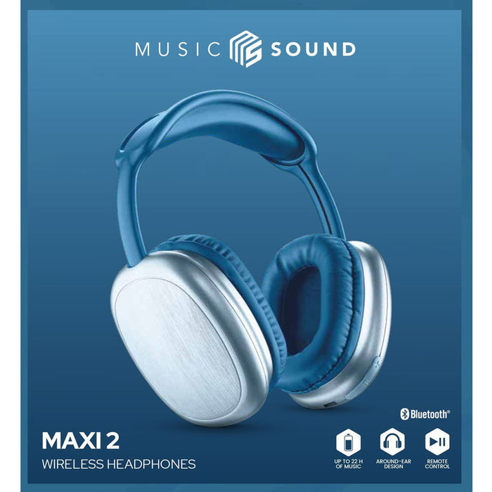 Stereo headphones CELLULAR LINE MAXI 2 BLUE