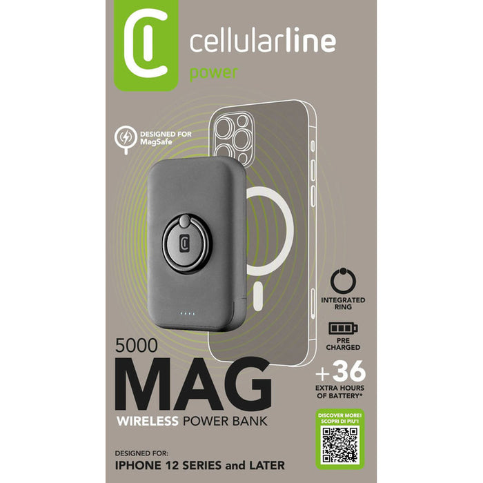 WIRELESS EXTERNAL BATTERY CELLULAR LINE MAGSAFE 5000 mAh
