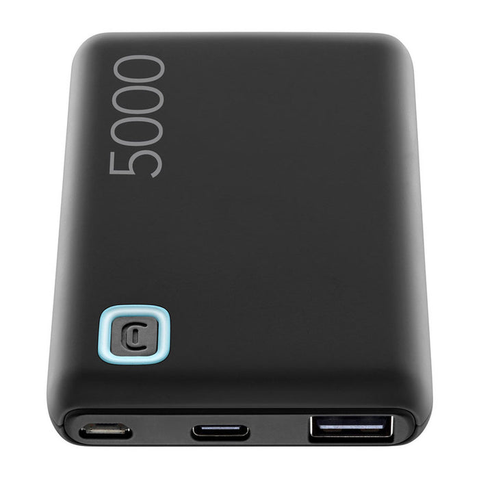 EXTERNAL BATTERY CELLULAR LINE ESSENCE 5000 mAh BLACK