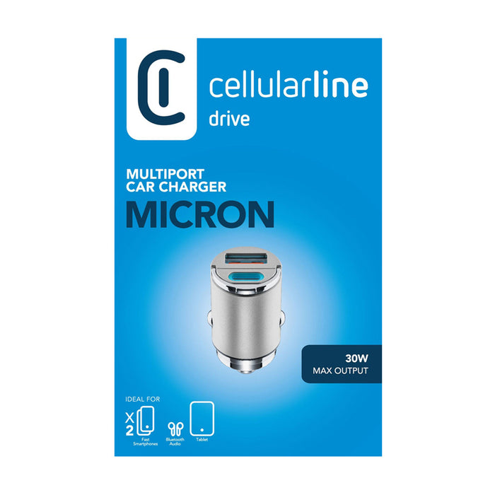 CHARGER 12V USB-C PD 30W/USB 18W MICRON