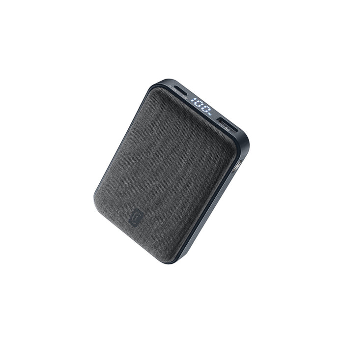 EXTERNAL BATTERY CELLULAR LINE GLAM 10000 mAh 20W PD BLACK