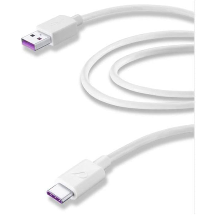 CABLE USB-A TO USB-C SUPER FAST 1.2 m WH