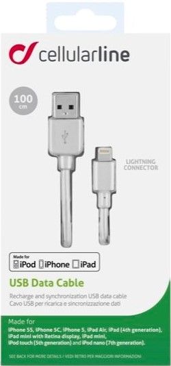 Cable Cellularline USB - LIGHTNING IPHONE 5/6