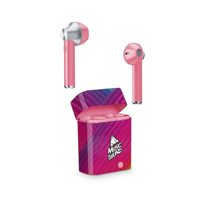 Headphones Cellularline Music Sound TWS4 purple , Bluetooth , IN-EAR (PLUGS)