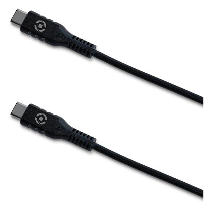 CABLE CELLY USB-C TO USB-C 60W 1M BK