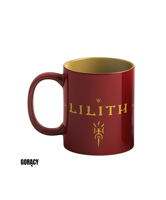 Heat Reveal Mug Good Loot Diablo IV - Lilith's Blood 480 ml Burgundy