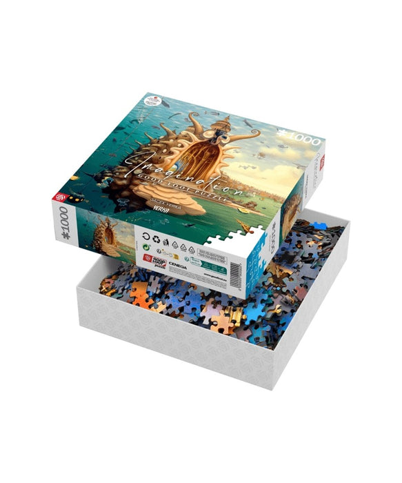 Imagination Puzzle: Jacek Yerka Port / Harbor 1000 elements