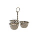 Centerpiece DKD Home Decor Silver Acrylic Aluminium 24 x 24 x 18 cm - Декорация и Осветление<<<Дом