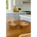 Centerpiece Home ESPRIT Brown Rope Mango wood 25 x 25 x 10 cm (2 Units) - Декорация и Осветление<<<Дом