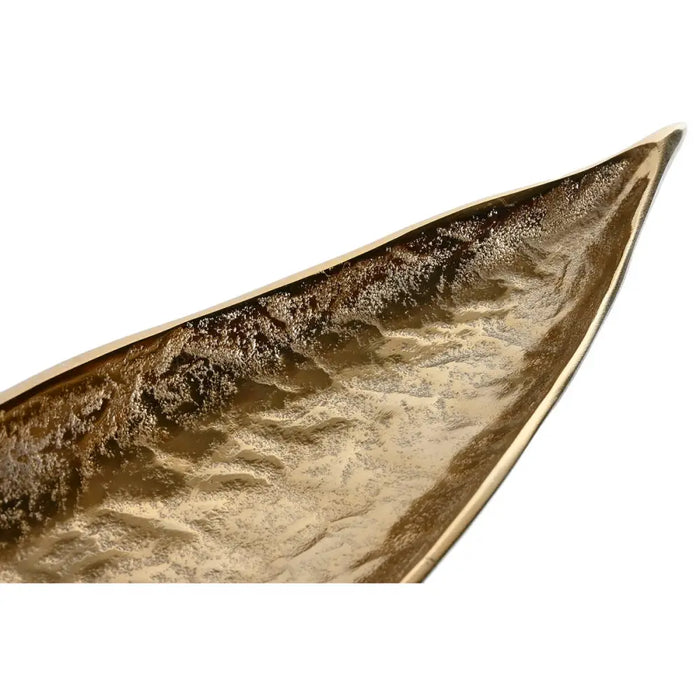 Centerpiece Home ESPRIT Golden Aluminium 76 X 15,5 X 7,5 cm - Украса за средата на масата и вази<<<Декорация и
