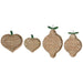 Centerpiece Home ESPRIT Green Natural Metal Natural Fibre 33 X 32 X 8 CM (2 Units) - Декорация и Осветление<<<Дом