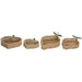 Centerpiece Home ESPRIT Green Natural Metal Natural Fibre 33 X 32 X 8 CM (2 Units) - Декорация и Осветление<<<Дом
