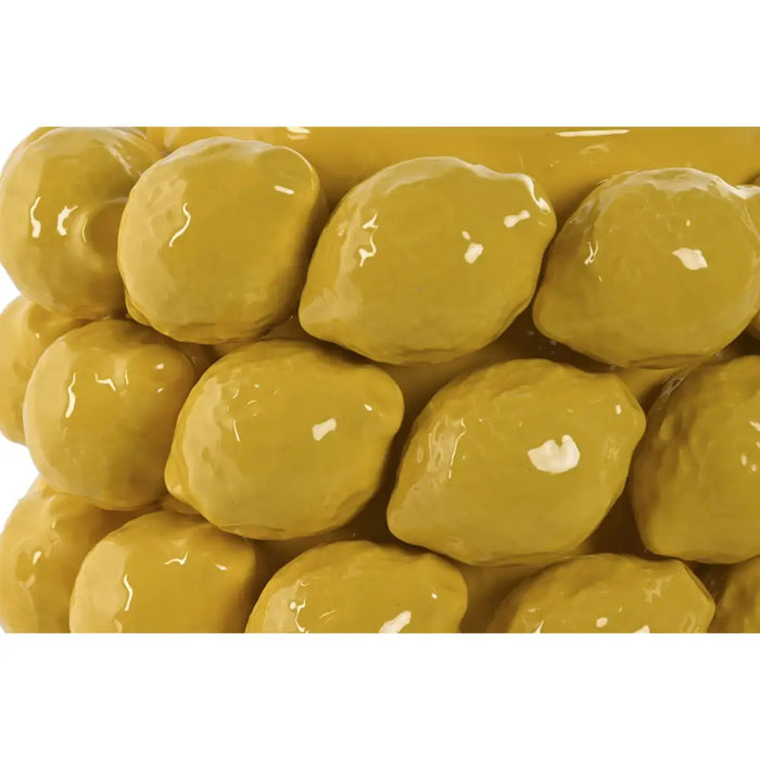 Centerpiece Home ESPRIT Yellow Ceramic Stoneware 28 x 28 x 20 cm - Украса за средата на масата и вази<<<Декорация и
