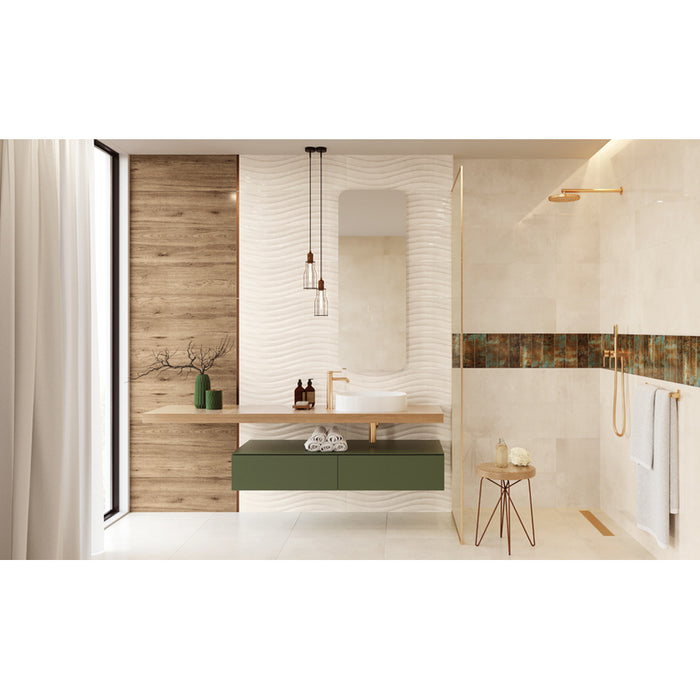 FAIANCE CERAMICA COLOR OREGON CREAM 25X75 CM