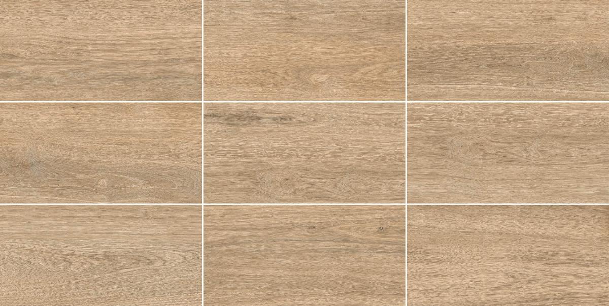 PORCELAIN TILE NATURAL WOOD BROWN 31X62