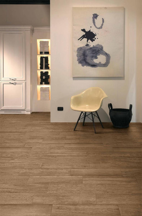 FLOOR TILE FRASSINORO BROWN 15X60