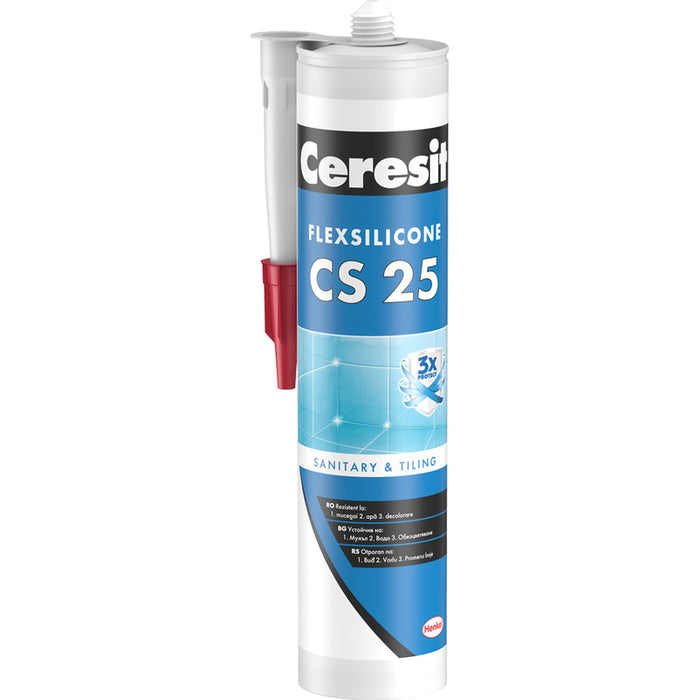 SANITARY SILICONE ANTHRACITE #13 CERESIT CS 25