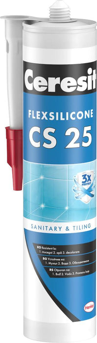 SANITARY SILICONE NATURA #41 CERESIT CS 25