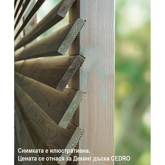 DECKING BOARD 180CM CERLAND CEDRO