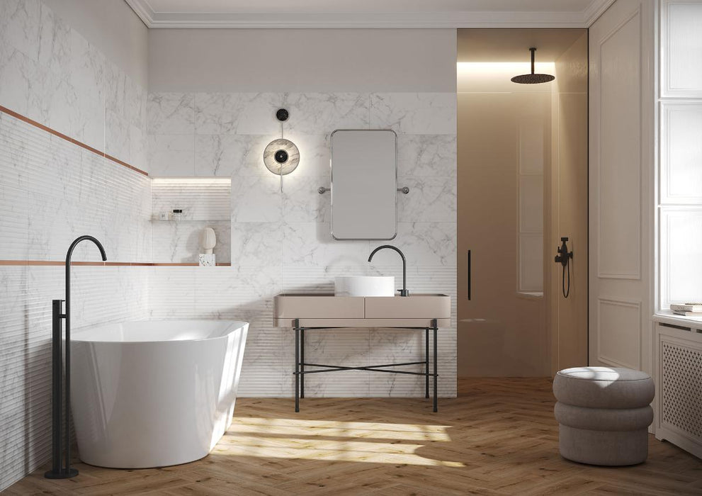 WALL TILE 29.8X59.8 SILVER STRUCTURE