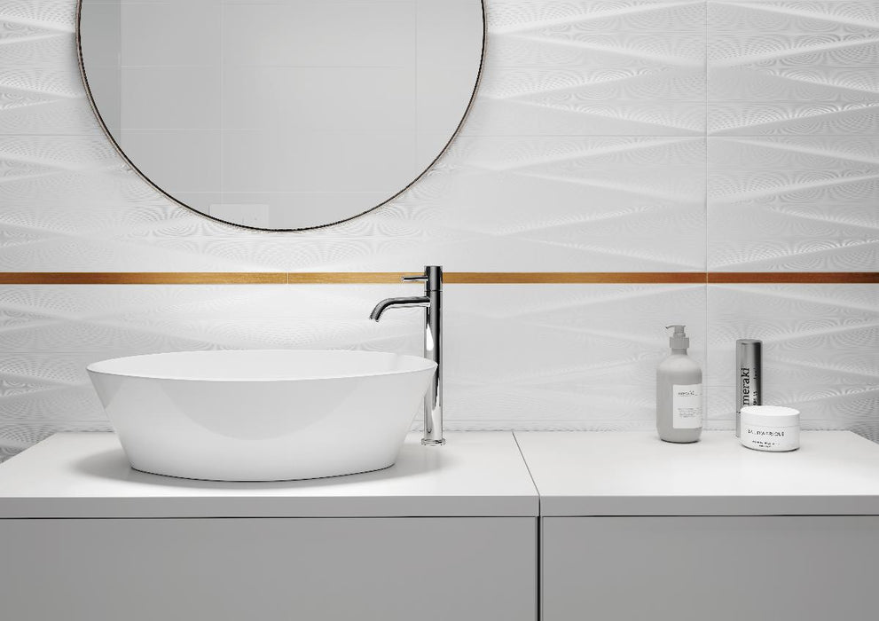 WALL TILE 24X74 GRAVITY BIANCA