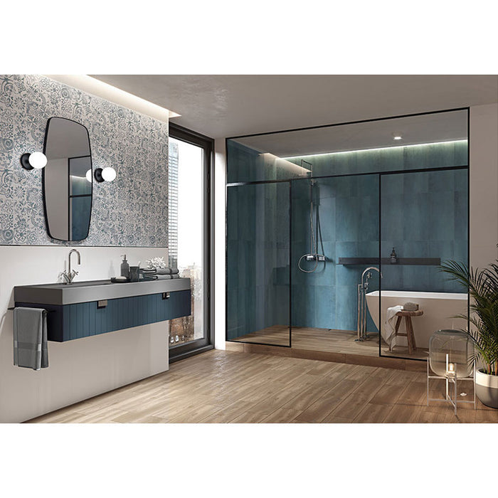 FRIEZ CERSANIT METAL SILVER BORDER MATT 1X60