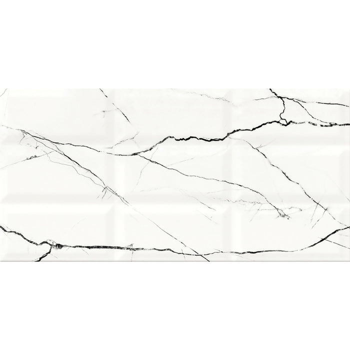 FAIENCE DECOR CERSANIT ARCE WHITE STRUCTURE 29.7X60 C