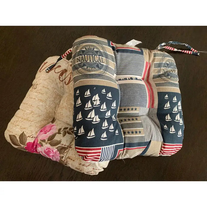 CHAIR CUSHION 40X40 CM. MIX - Възглавници за стол<<<Текстил за кухня<<<Мебели и интериор<<<Praktiker&&&Възглавници за