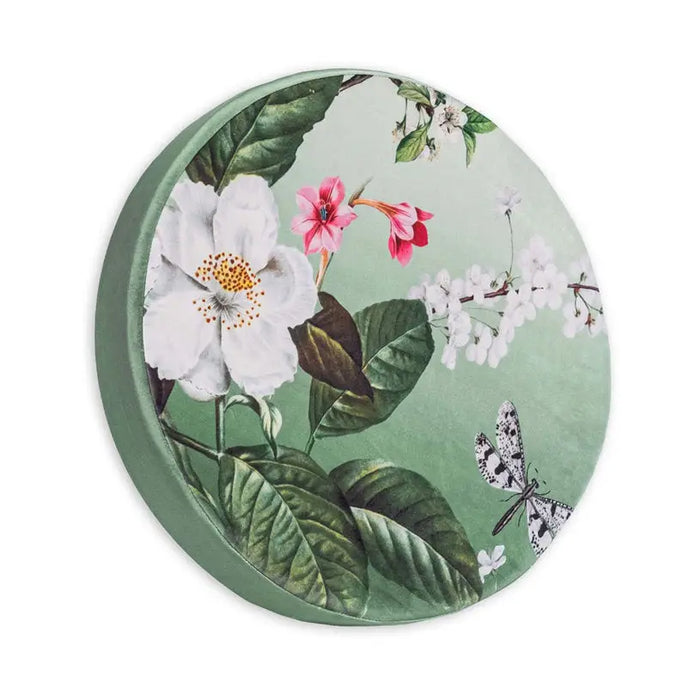 CHAIR CUSHION DEON Ф40 CM. FLORA 1 - Възглавници за стол<<<Текстил за кухня<<<Мебели и