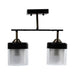 CHANDELIER 2XE27 BLACK INTO BEKY - Полилеи<<<Вътрешно осветление<<<Мебели и интериор<<<Praktiker